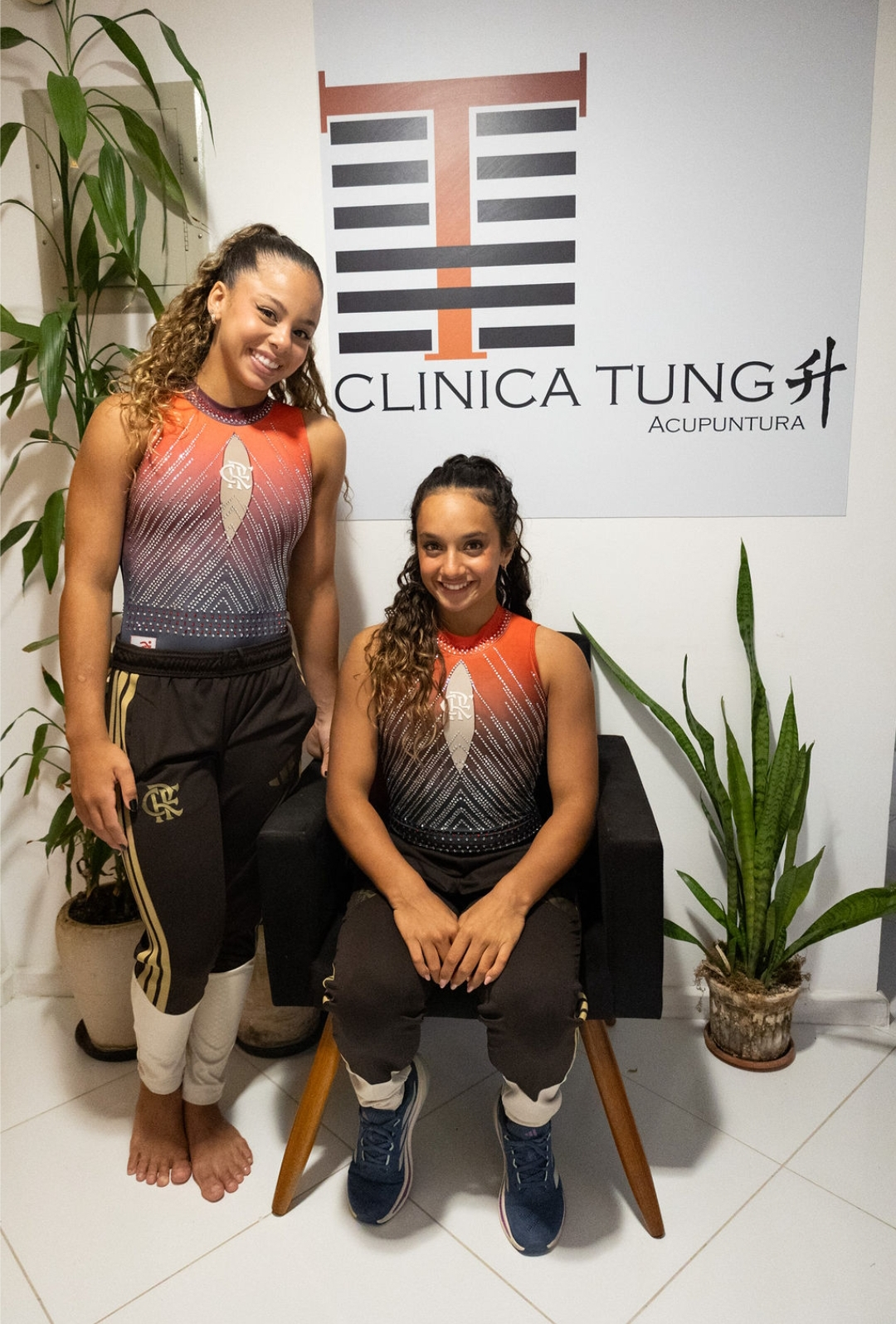 Atletas atendidas na Clínica Tung